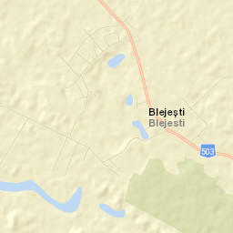 Comuna Blejeşti Street Map
