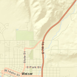 Weiser Street Map