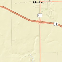Nicollet Street Map