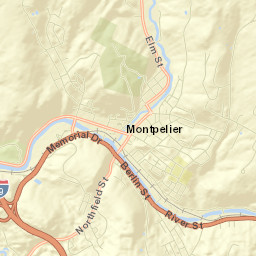 Montpelier Street Map