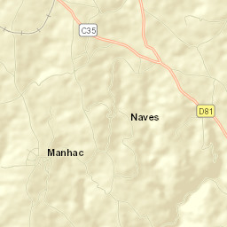 Département de l'Aveyron Street Map