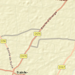 Sainte-Cécile-les-Vignes Street Map