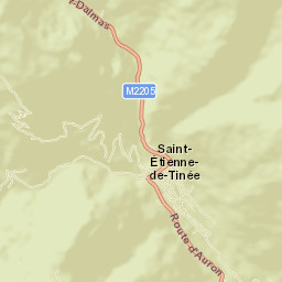 Saint-Étienne-de-Tinée Street Map