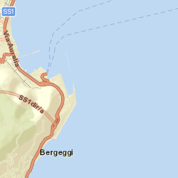 Bergeggi Street Map