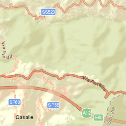 Castiglione Street Map