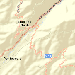 Provincia di Massa-Carrara Street Map