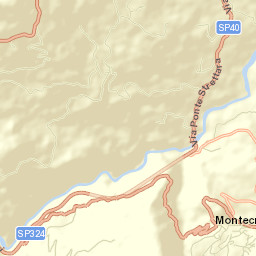 Montecreto Street Map