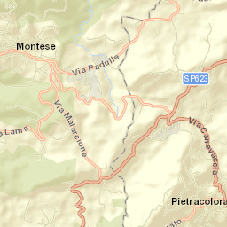 Montese Street Map