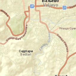 Kolubara Street Map