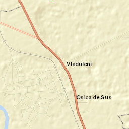 Comuna Osica de Sus Street Map