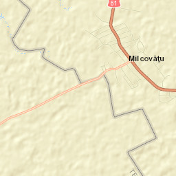 Milcovățu Street Map