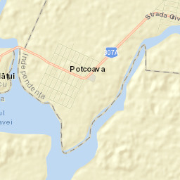 Potcoava Street Map