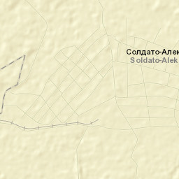 Soldato-Aleksandrovskoye Street Map