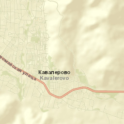 Kavalerovo Street Map