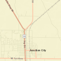 Junction City Street Map
