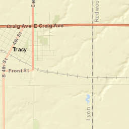 Tracy Street Map