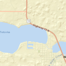 Waterville Street Map