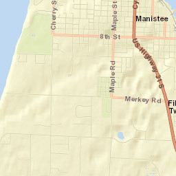 Manistee Street Map