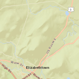 Elizabethtown Street Map