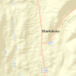 Starksboro Street Map