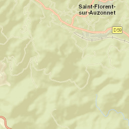Saint-Florent-sur-Auzonnet Street Map