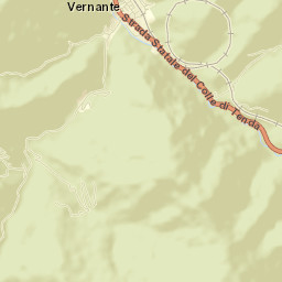 Vernante Street Map