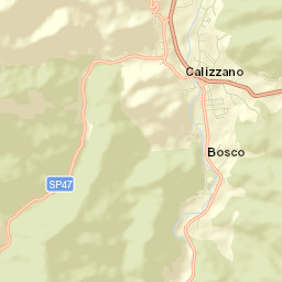Calizzano Street Map