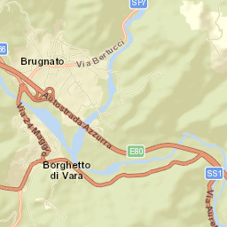 Borghetto di Vara Street Map