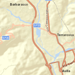 Barbarasco Street Map