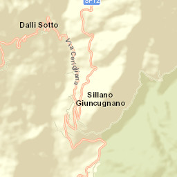 Sillano Street Map