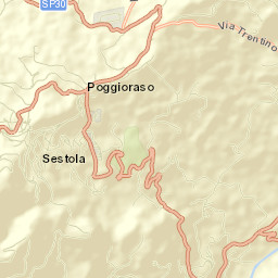 Sestola Street Map