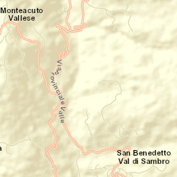 San Benedetto Val di Sambro Street Map