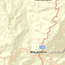 Monghidoro Street Map