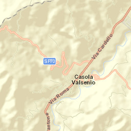 Casola Valsenio Street Map