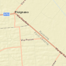 Pisignano Street Map