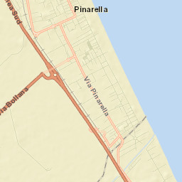 Pinarella Street Map