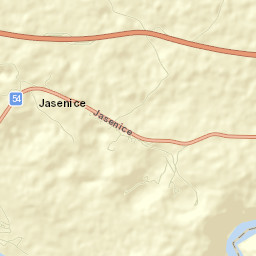 Jasenice Street Map