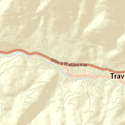 Travnik Street Map
