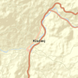 Kladanj Street Map