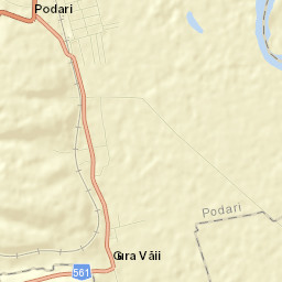 Comuna Podari Street Map