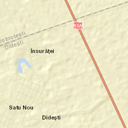 Comuna Dideşti Street Map