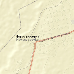 Novosysoyevka Street Map