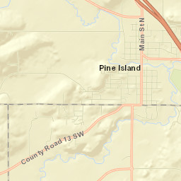 Pine Island Street Map