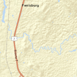 Ferrisburgh Street Map