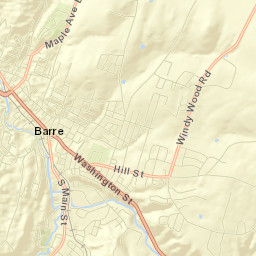 Barre Street Map