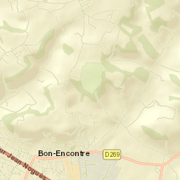 Bon-Encontre Street Map