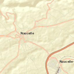 Naucelle Street Map
