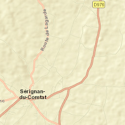Sérignan-du-Comtat Street Map