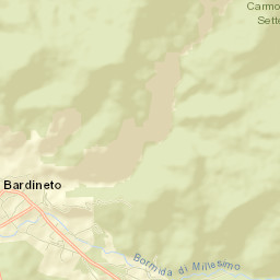Bardineto Street Map