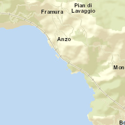 Framura Street Map